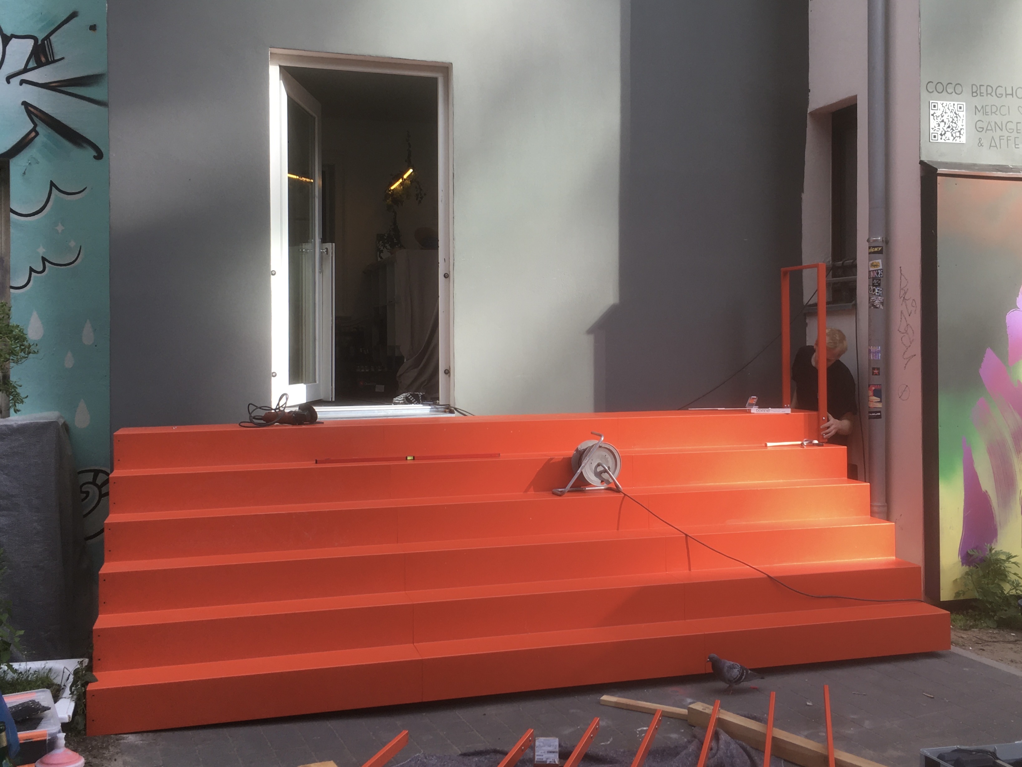 Situation am Eingang Galerie Gruppe Motto, 2026 wip